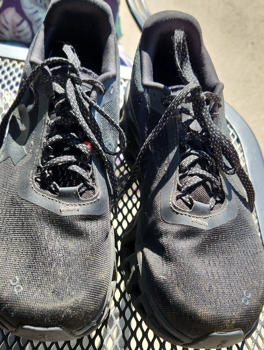On Running Black Athletic Shoes